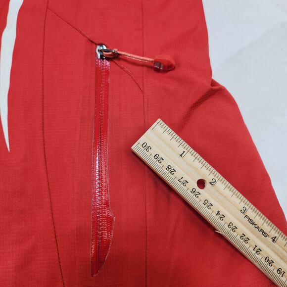The North Face Recco Jacket Womens Small Red Avalanche Rescue System Reflector - Picture 10 of 14